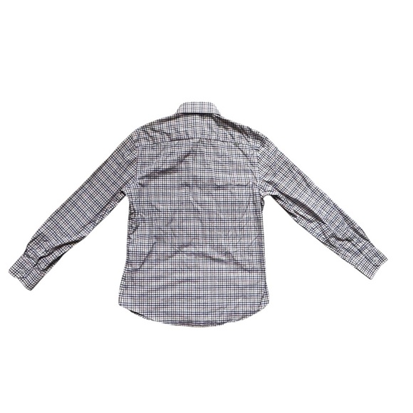 J. Hilburn Men’s Plaid Dress Shirt Tailored Fit Italian Cotton Long Sleeve - Picture 3 of 8